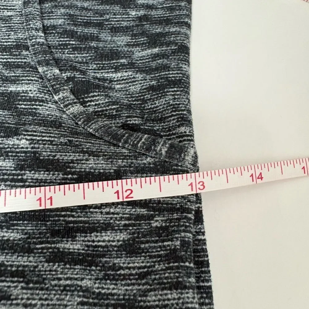 Lululemon Cool Racerback Tank Heathered Deep Coal Size 6